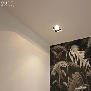 9010 Plafond inbouwlamp 4246A, vierkant, 15×15 cm