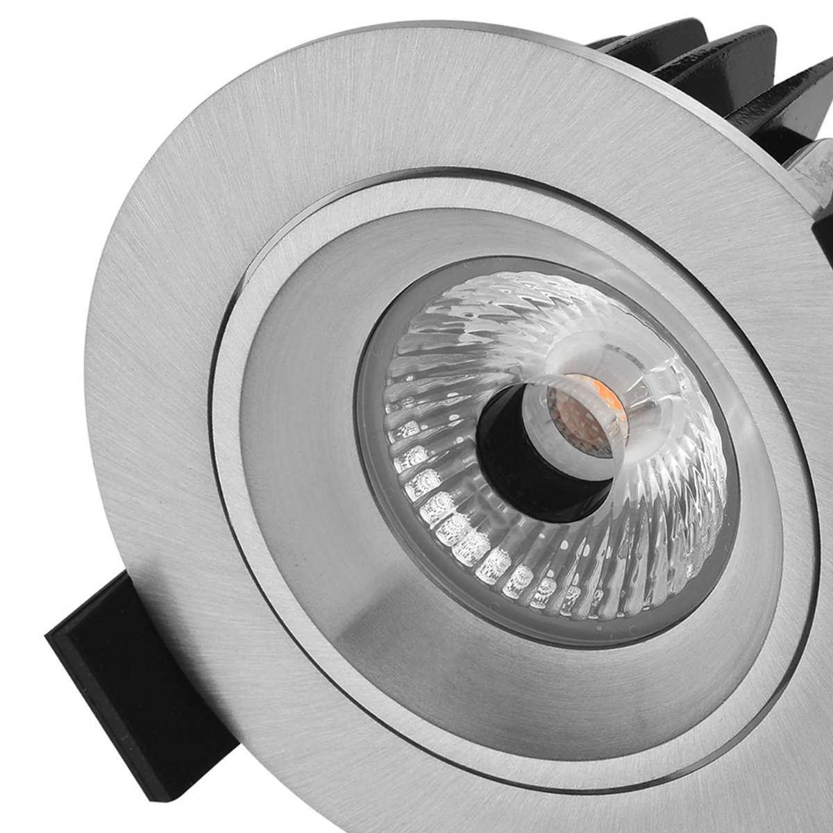 Noxion LED Spot Diamond IP44 2700K Aluminium Beste Kleurweergave