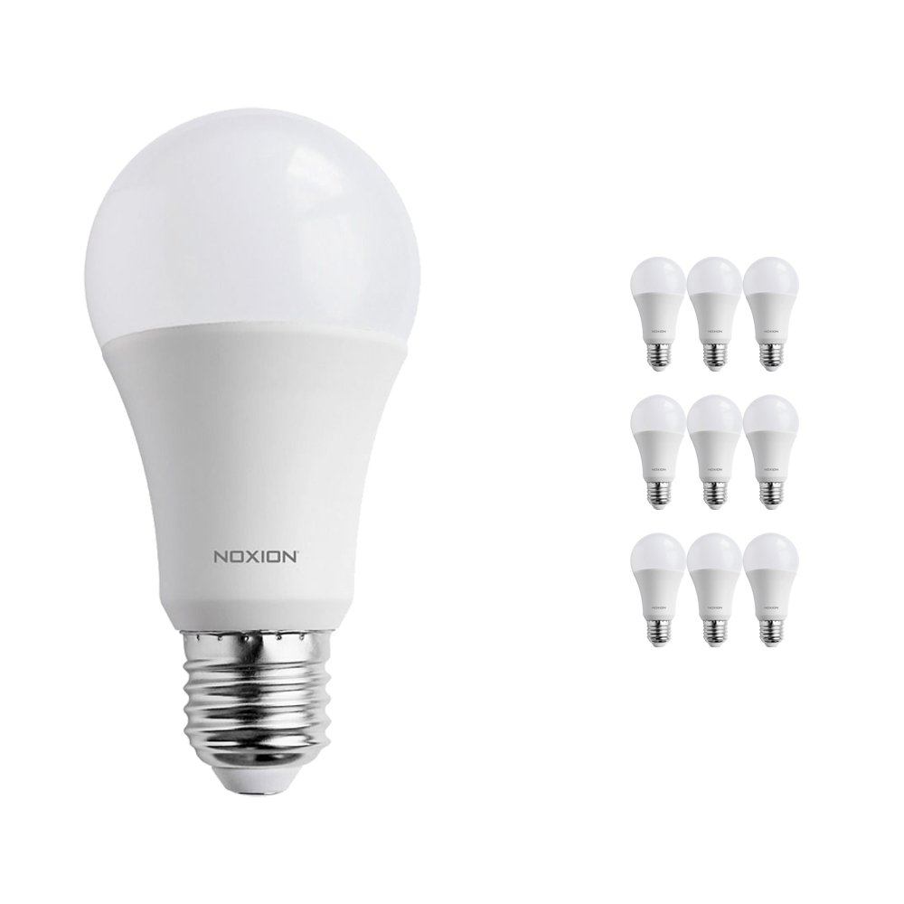 Voordeelpak 10x Noxion PRO LED Bulb A60 E27 15W 840 Mat Koel Wit