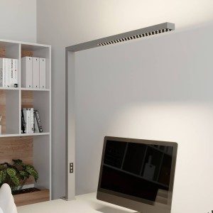 Arcchio Jolinda LED-kantoor-klemlamp licht