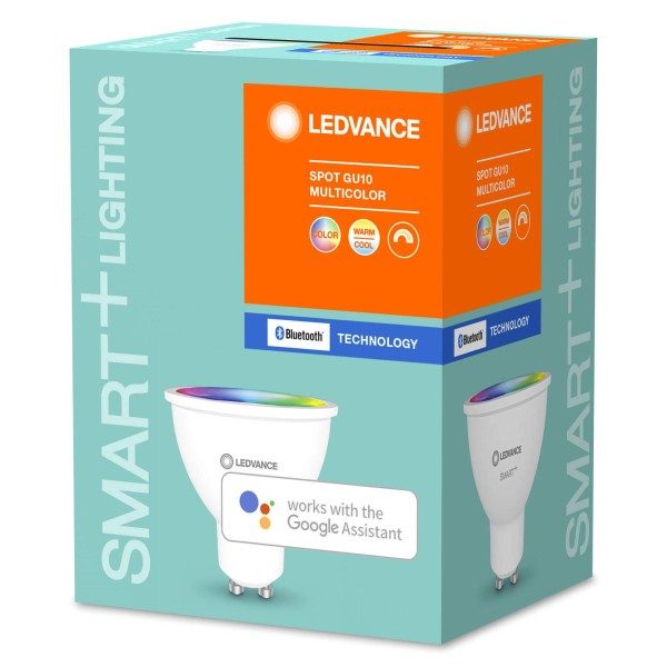 Ledvance smart+ bluetooth gu10 led lamp 5w rgbw