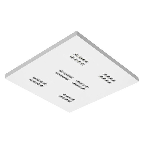 Declan ii vierkante led plafondlamp 4. 000 k 1