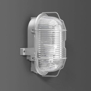 Rzb alu-standard wandlamp e27, ovaal, ip44