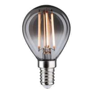 LED druppellamp E14 4W 2.200 K rookglas dimbaar