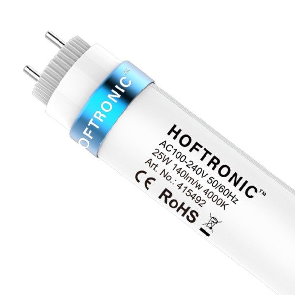 Hoftronic 10x led tl armatuur 150 cm 25 watt 3500l 10