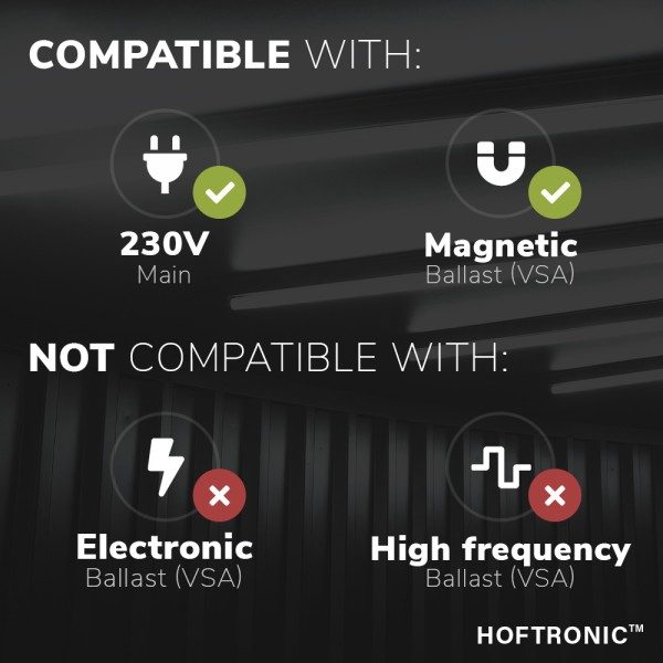 Hoftronic 10x led tl buis 60 cm 9 watt 1260 lumen 9
