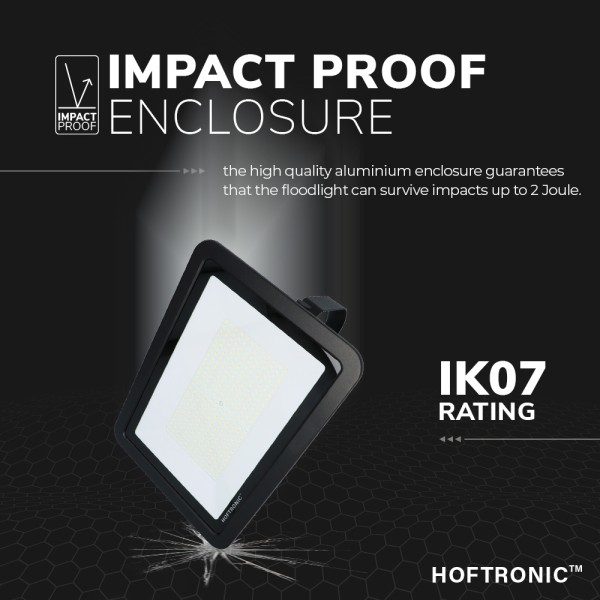 Hoftronic led breedstraler 200 watt 4000k osram ip 6