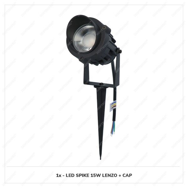 Hoftronic led prikspot lenzo cap 15 watt 3000k ip6 8
