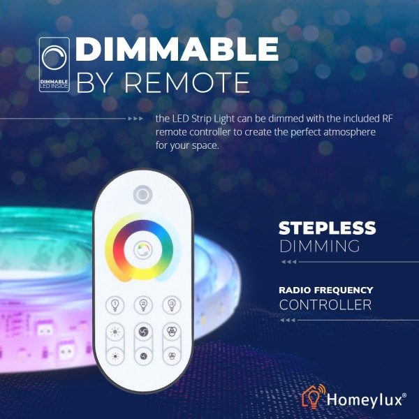 Homeylux rgbww smart starterspakket inclusief 3 st 15