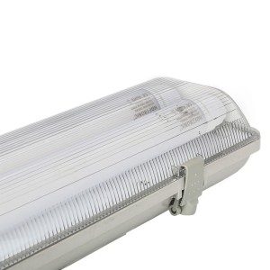 LED TL armatuur – 150 cm – IP65 – 160lm/W – incl. 2×24 Watt T8 LED buizen – 6000K – dubbelvoudige uitvoering