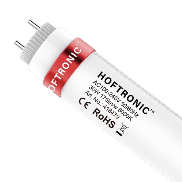 Hoftronic 10x led tl armatuur 150 cm 30 watt 5250l 10