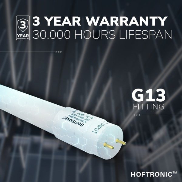 Hoftronic 10x led tl buis 120 cm 18 watt 2340lm 40 3