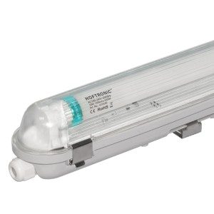 25x LED T8 TL armatuur IP65 120 cm 4000K 18W 2520lm 140lm/W Flikkervrij koppelbaar