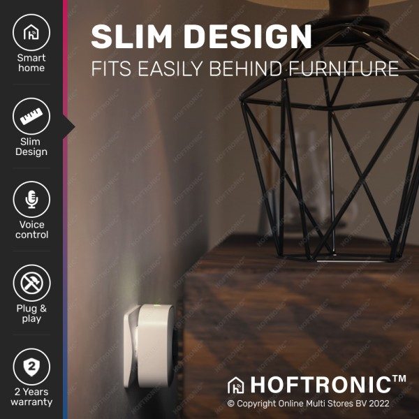 Hoftronic 2x slimme stekker wifi bluetooth extra p 3