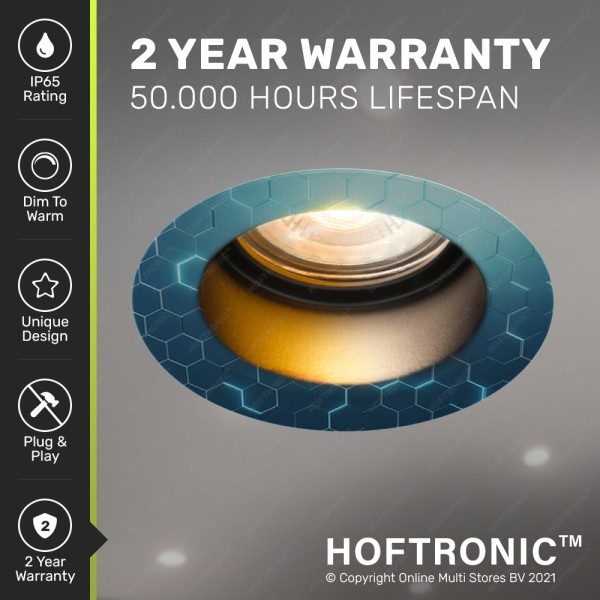 Hoftronic 3x mari led inbouwspot verzonken 38 watt 19