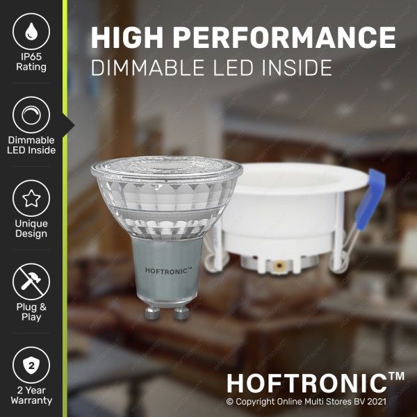 Hoftronic 3x mari led inbouwspot verzonken 5 watt 67