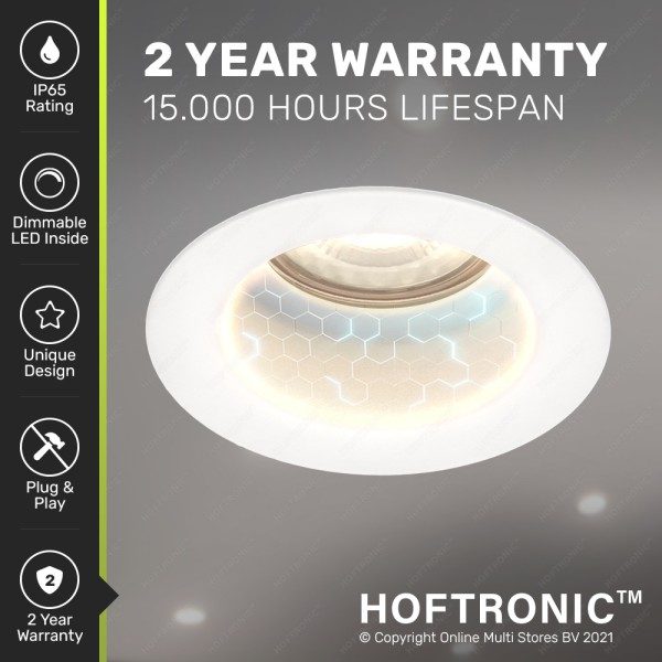 Hoftronic 3x mari led inbouwspot verzonken 5 watt 70