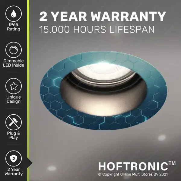 Hoftronic 6x mari led inbouwspot verzonken 5 watt 52