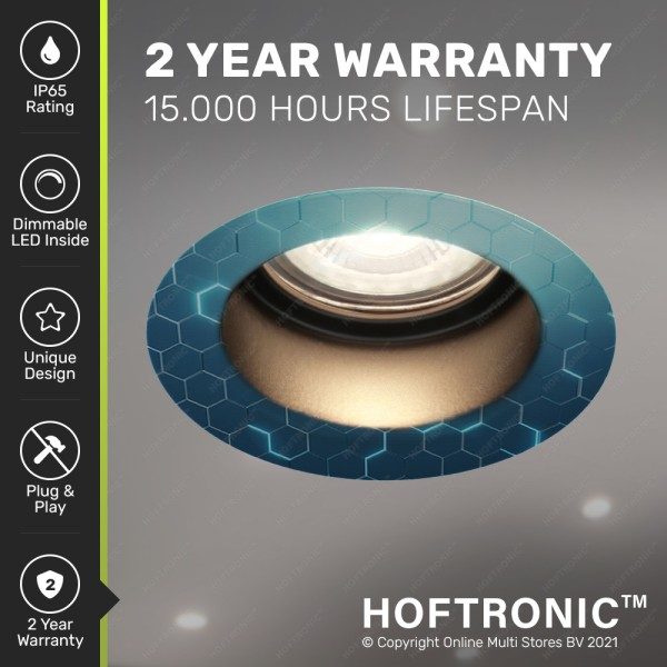 Hoftronic 6x mari led inbouwspot verzonken 5 watt 70