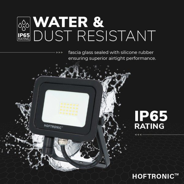 Hoftronic led breedstraler 20 watt 6400k osram ip6 13