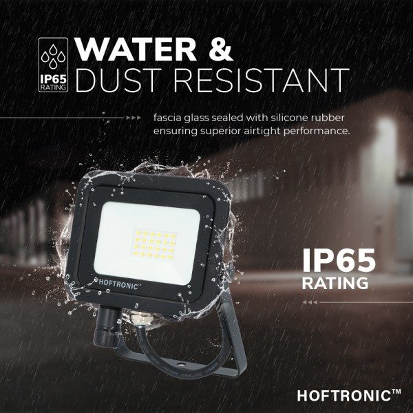 Hoftronic led breedstraler 20 watt 6400k osram ip6 4