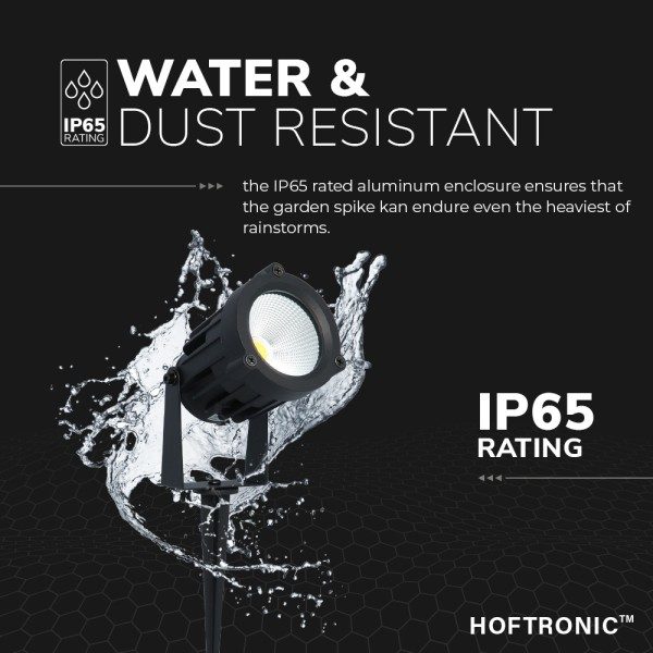 Hoftronic led prikspot renzo 15 watt 3000k ip65 wa 3