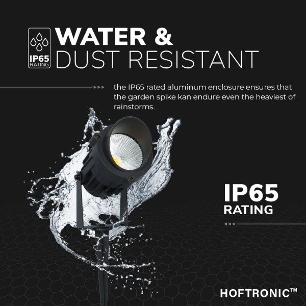 Hoftronic led prikspot renzo cap 15 watt 3000k ip6 3