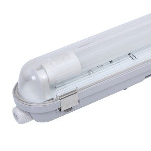 LED T8 TL Armatuur IP65 60 cm 6000K 9W 1170lm 130lm/W incl. flikkervrije LED buis Koppelbaar