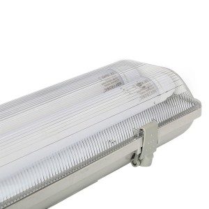 Led tl armatuur – 150 cm – ip65 – 200lm/w – incl. 2×24 watt t8 led buizen – 6000k – dubbelvoudige uitvoering