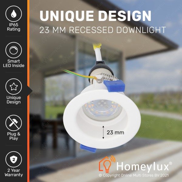 Homeylux 6x mari smart led inbouwspot verzonken 55 4