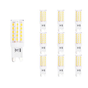 Aigostar Set van 10 G9 LED Lampen – 3 Watt – 350 Lumen – 3000K Warm wit – Steeklamp – LED Capsule – 2 jaar garantie