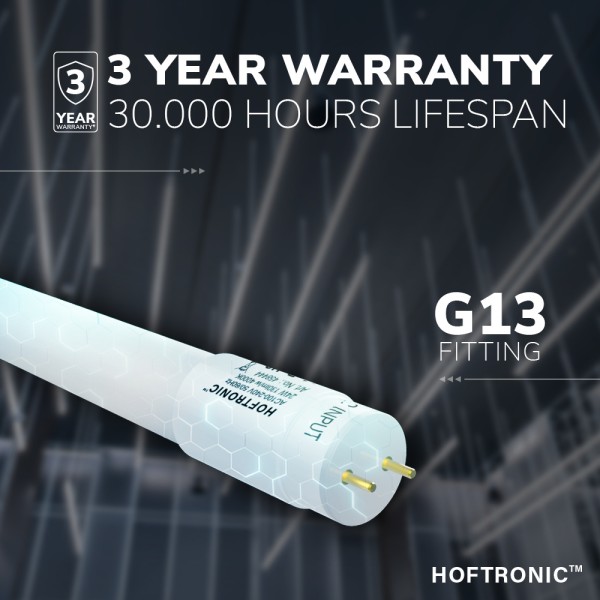 Hoftronic led t8 g13 tl buis 60 cm 9 watt 1170 lum 8