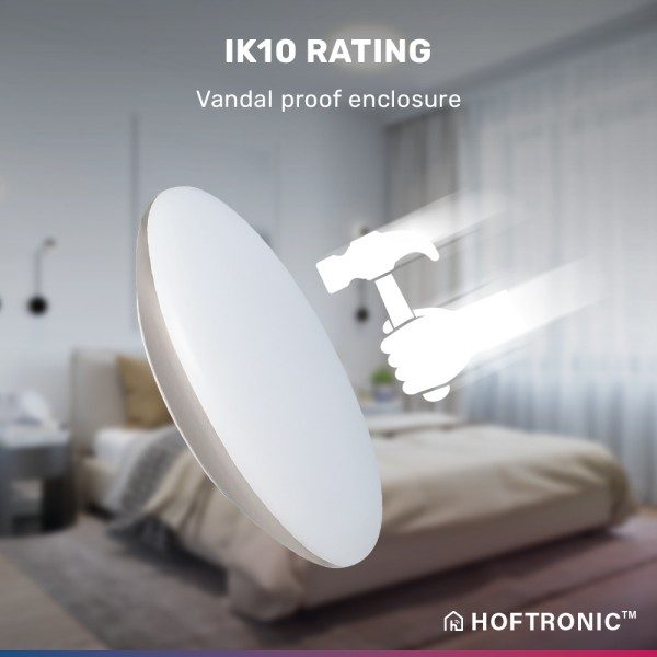 Hoftronic smart led bulkhead 30 cm plafondlamp wif 22