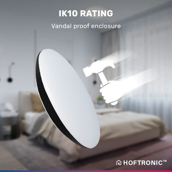 Hoftronic smart led bulkhead 30 cm plafondlamp wif 49
