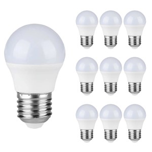 V-TAC 10x E27 LED lamp – 4.5 Watt – 3000K – Vervangt 40 Watt – G45
