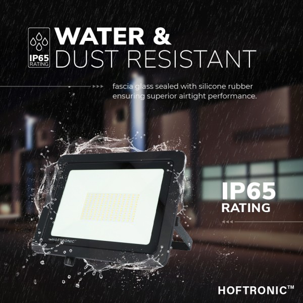 Hoftronic led breedstraler 100 watt 4000k osram ip 12