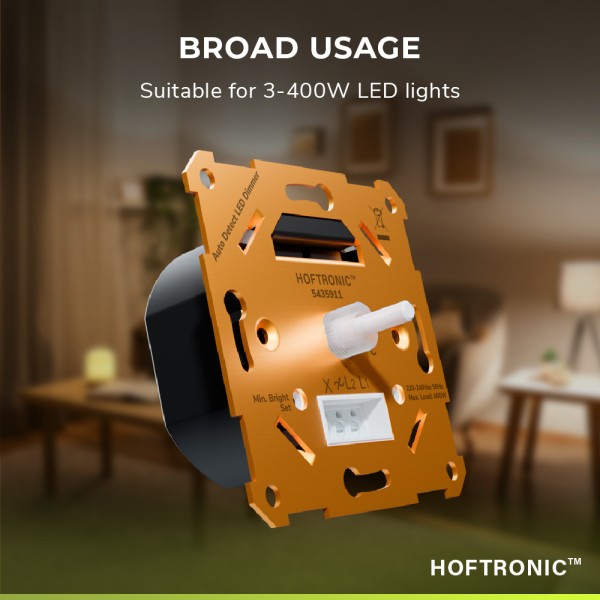 Hoftronic led dimmer 3 400 watt fase aan en afsnij 2