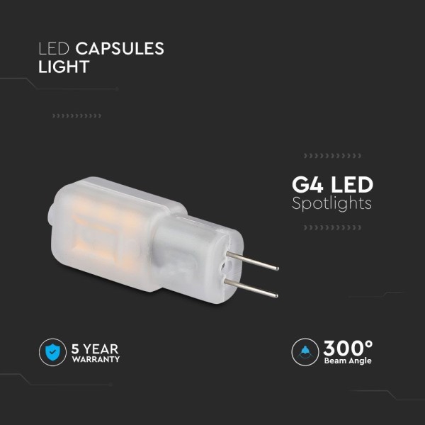 V tac g4 led lamp 11 watt 100 lumen 3000k warm wit 4