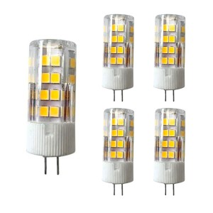 V-TAC 5x G4 LED lamp – 3.2 Watt – 385 Lumen – 3000K Warm wit licht – 12V Steeklampje – G4 LED Capsule