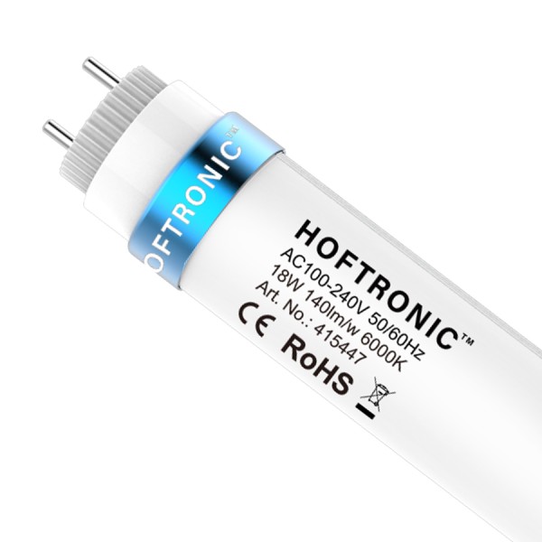 Hoftronic 10x led tl armatuur 120cm 18 watt 2520lm 10