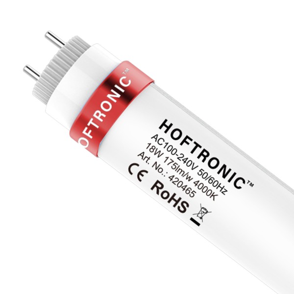 Hoftronic 10x led tl armatuur 120cm 18 watt 3150lm 10