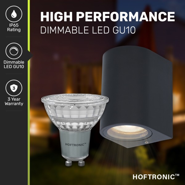 Hoftronic alvin dimbare led wandlamp 2700k warm wi 5