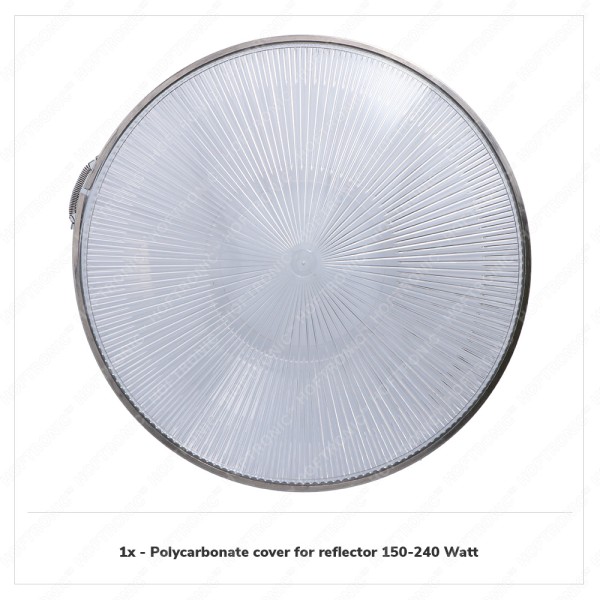 Hoftronic polycarbonaat cover voor 100 reflector s 2