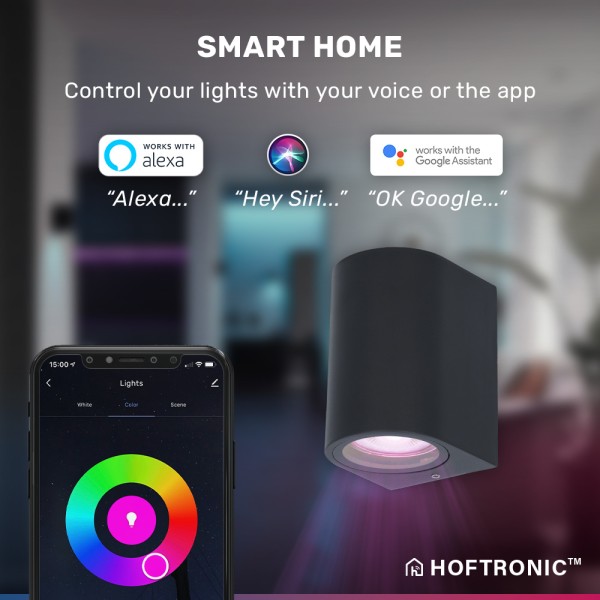 Hoftronic smart alvin smart wifible led wandlamp a 2
