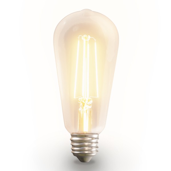 Hoftronic smart smart e27 led filament lamp st64 w
