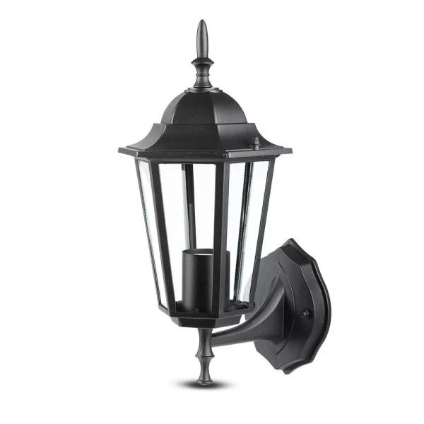 V tac traditioneel klassieke wandlamp zwart geschi
