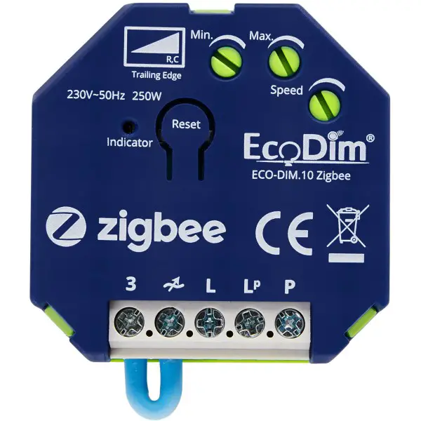 Ecodim zigbee inbouw smart led dimmer 0 250 watt f
