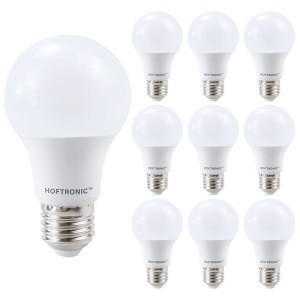HOFTRONIC 10x E27 LED Lamp – 10,5 Watt 1055 lumen – 2700K Warm wit licht – Grote fitting – Vervangt 75 Watt