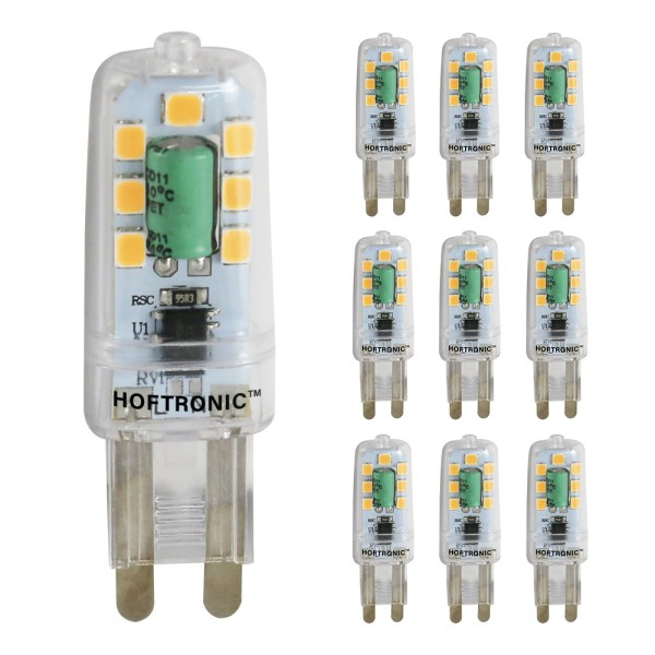 Hoftronic 10x g9 led lamp 22 watt 200 lumen 2700k