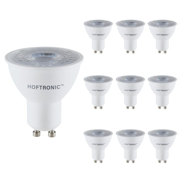 Hoftronic 10x gu10 led spot 45 watt 345 lumen 38 2 4